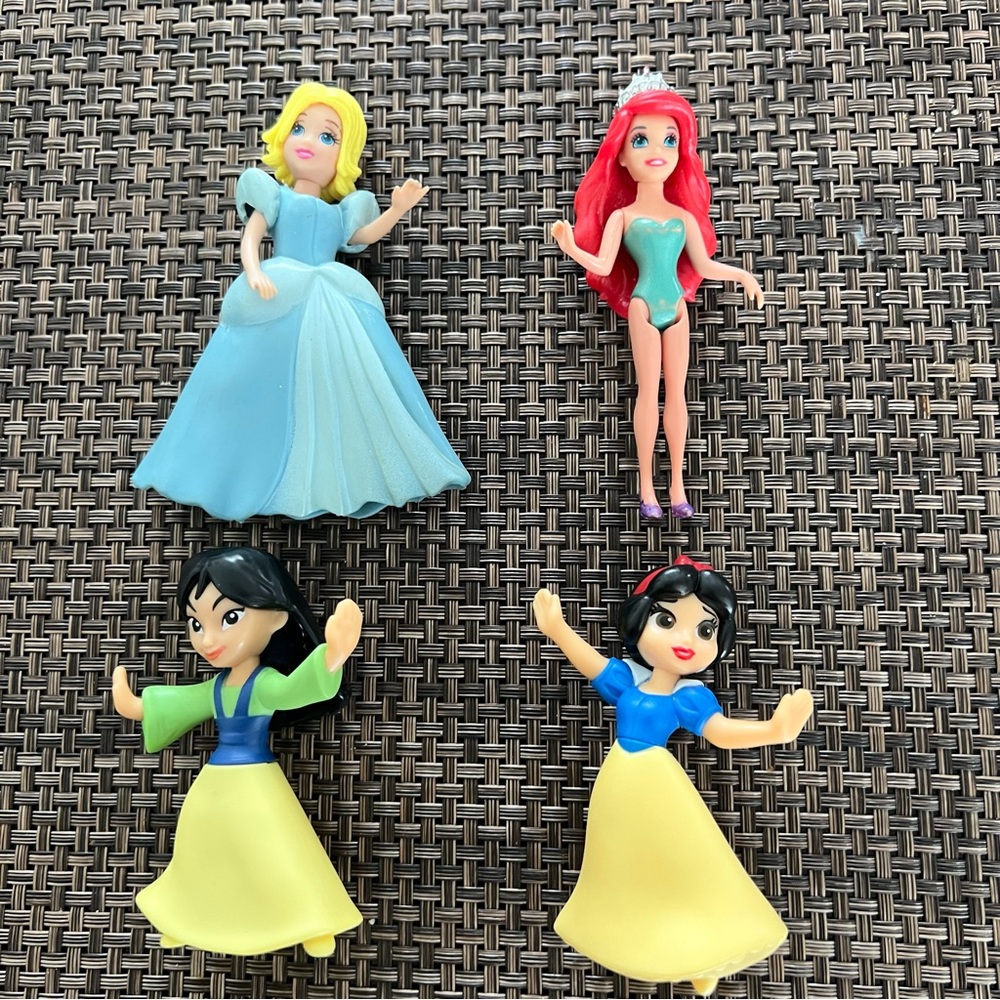 Disney Princess Little Mermaid Ariel Doll Magiclip little Kingdom Polly Pocket +